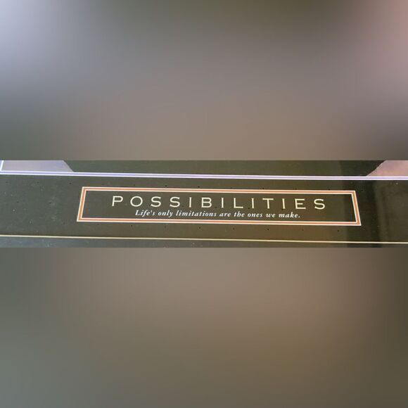NEW! POSSIBILITIES Contemporary & Photo Poster Motivational 16” x 20” Matted NWT - Picture 2 of 3